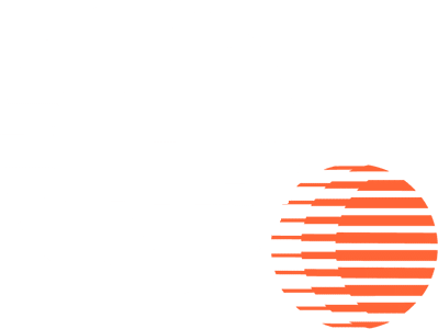 Emerge Digital Logo Motif - Orange and White