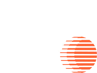 Emerge Digital Logo Motif - Orange and White